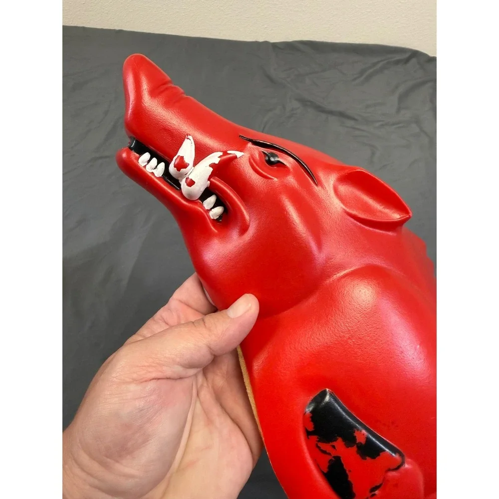 Arkansas Razorbacks Foam Hog Head Hat Pair Red NCAA College Football Fan Gear
